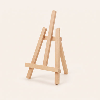 Tabletop beech wood easel