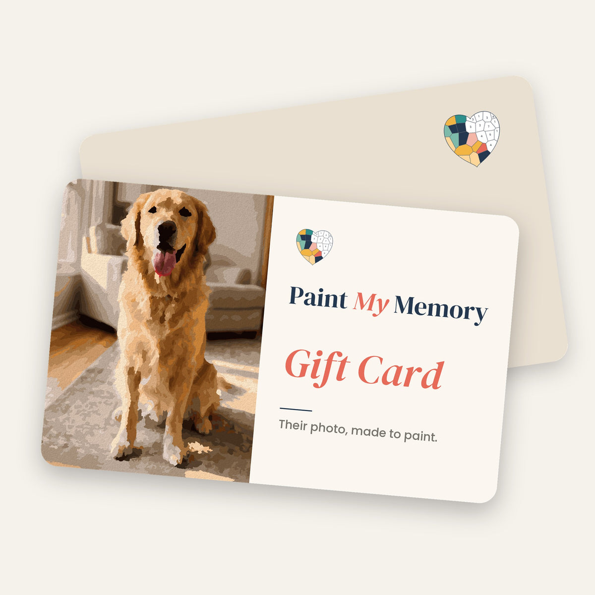 PaintMyMemory gift card