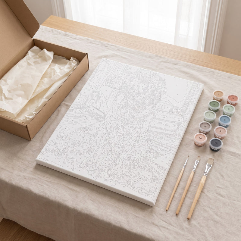 Step 2: we turn it into your numbered kit